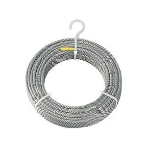 TRUSCO ステンレスワイヤーロープ Φ6mm×30m CWS-6S30 1巻