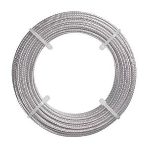 (まとめ) TRUSCO ステンレスワイヤーロープ Φ1.5mm×20m CWS-15S20 1巻 【×3セット】