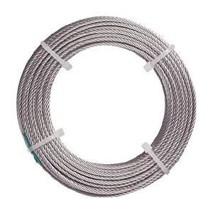 TRUSCO ナイロン被覆ステンレスワイヤロープ 1.5mm×20m CWC-15S20 1巻