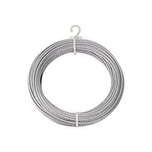 (まとめ) TRUSCO メッキ付ワイヤロープ Φ3mm×30m CWM-3S30 1本 【×3セット】