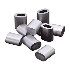 (まとめ) TRUSCO アルミスリーブ AS-5AS-5 1パック(10個) 【×3セット】