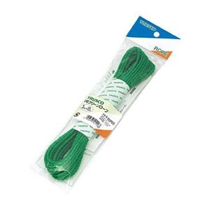 (まとめ) TRUSCO PEグリーンロープ 3mm×10m 袋入 R-310PEG 1巻 【×5セット】