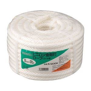 TRUSCO ビニロン金剛打ロープ 12mm×30m コイル巻 R-1230K 1巻