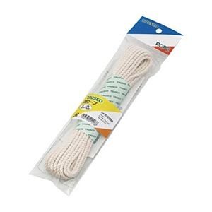 (まとめ) TRUSCO 綿ロープ みつうち φ6mm×10m R-610M 1巻 【×3セット】