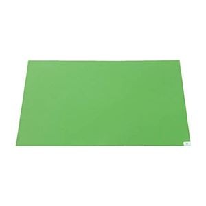 帝人 積層除塵粘着マット グリーン 約幅600×長さ900mm 粘着力(表)：400g/25mm M-0609GN 1箱(8シート)