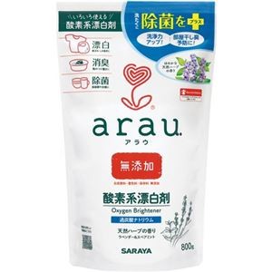(まとめ) サラヤ arau. 酸素系漂白剤 800g 1パック 【×5セット】