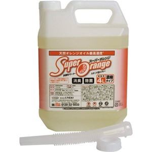 UYEKI スーパーオレンジ消臭・除菌 泡タイプ 業務用 4L 1本