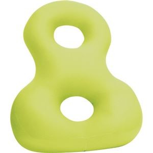 MOGU 背すじをのばす8の字クッション 緑 1個