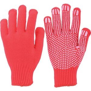 (まとめ) TRUSCO カラーナイロンすべり止め付軍手 赤 TCNSG-R 1双 【×10セット】