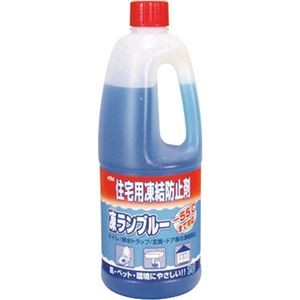 (まとめ) 古河薬品工業 KYK住宅用凍結防止剤凍ラン ブルー 1L 41-002 1個 【×5セット】