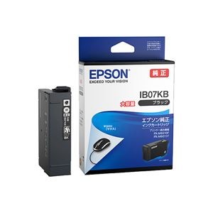 【純正品】 EPSON(エプソン) IB07KB インクカートリッジ ブラック 大容量