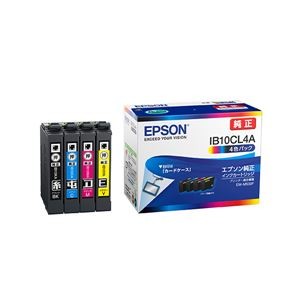【純正品】 EPSON(エプソン) IB10CL4A インクパック 4色(ブラック・シアン・マゼンタ・イエロー)