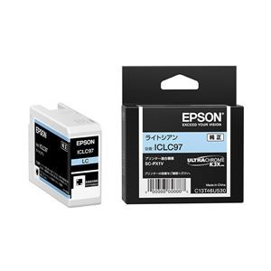 【純正品】 EPSON(エプソン) ICLC97 インクカートリッジ ライトシアン