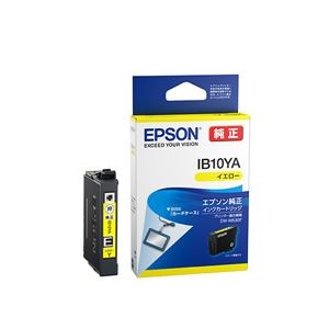 (まとめ) 【純正品】 EPSON(エプソン) IB10YA インクカートリッジ イエロー 【×3セット】