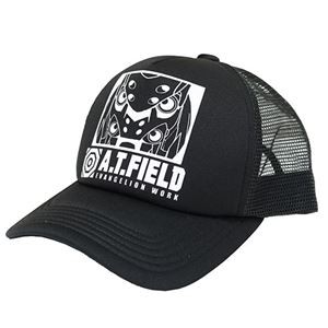 角利産業 A.T.FIELD メッシュキャップ ブラック 2号機 EV-19BK2