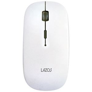 【10個セット】 リーダーメディアテクノ Bluetooth薄型マウス ホワイト L-BTM-WX10
