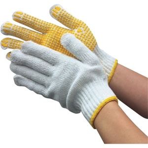 (まとめ) 丸和ケミカル すべり止軍手 312 1パック(12双) 【×5セット】