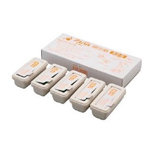 (まとめ) 朝日産業 朝日ムシポン カートリッジ 5個入 白 MP-061用 AS-6 1箱(5個) 【×5セット】