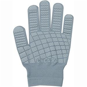 (まとめ) 福徳産業 CuCuRa(キュキュラ) すべり止め付軍手 グレー 1双 【×30セット】