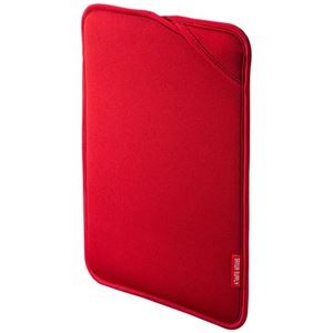 (まとめ) サンワサプライ PCプロテクトスーツ 13.3型ワイド対応 レッド IN-WETSL13R 1個 【×3セット】