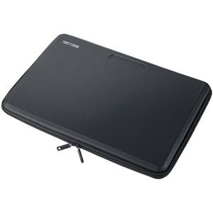 (まとめ) サンワサプライ セミハードPCインナーケース 15.6型ワイド対応 ブラック IN-EVA1501BK 1個 【×3セット】