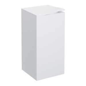 テラモト コーナーポット ホワイト 1L ゴミ箱