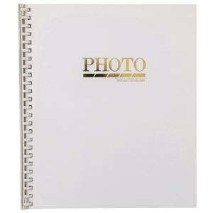 (まとめ) ナカバヤシ ライトフォートアルバム アL-JHO2-91-W 白 【×10セット】