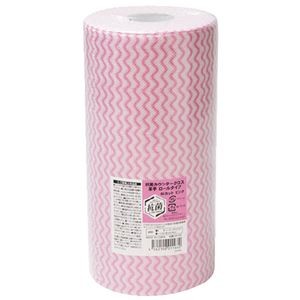 (まとめ) ストリックスデザイン 抗菌カウンタークロス厚手 60カット ピンク 【×10セット】