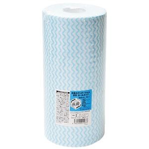 (まとめ) ストリックスデザイン 抗菌カウンタークロス厚手 60カット ブルー 【×10セット】