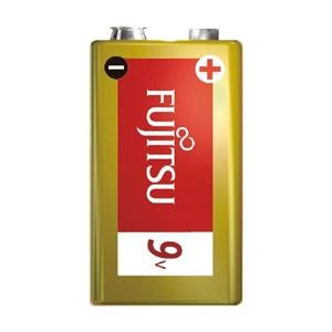 (まとめ) 富士通 アルカリ乾電池 9V形 6LR61F(S) 1本 【×15セット】