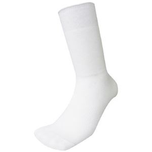 (まとめ) 福徳産業 ソックス/靴下 白 先丸 7足組 【×5セット】