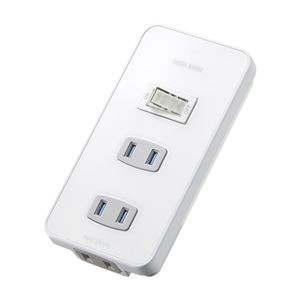 【まとめ】 サンワサプライ 便利タップ(集中スイッチ付き) TAP-B52W 【×2セット】