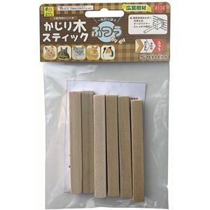 (まとめ) WILD かじり木スティック ふつう 【×10セット】 (ペット用品)