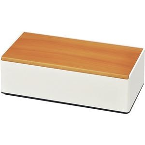 Woody鏡付ティッシュケース ライト B8090597