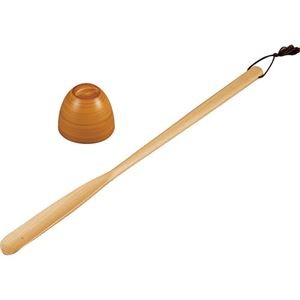 白木 靴べら 70cm 台付 B8140540