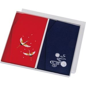 正絹ちりめん刺繍金封ふくさ 慶弔セット C4048584