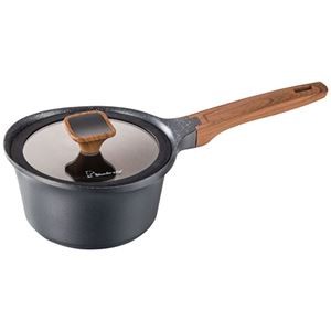 ワンダーシェフ 片手鍋18cm(ガラス蓋付) 6157-017