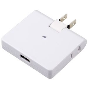 YAZAWA 雷ガード付コーナータップ 2AC+1USB2.4A ホワイト H6CK3001UWH