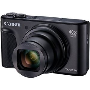 キヤノン デジタルカメラPowerShot SX740 HS ブラック 2955C004 1台
