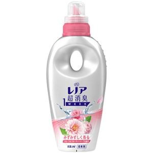 （まとめ）P＆G レノア 超消臭1week フローラルフルーティーソープ 本体 530ml 1本【×10セット】