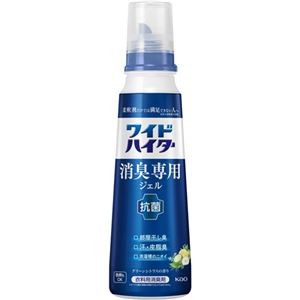 （まとめ）花王 ワイドハイター 消臭専用ジェルグリーンシトラス 本体 570ml 1本【×10セット】