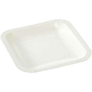 （まとめ）ストリックスデザイン スクエアプレート18cm SD-708 1パック(50枚)【×10セット】