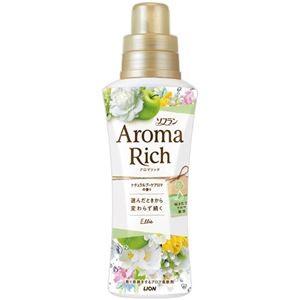 （まとめ）ライオン ソフラン アロマリッチ エリー本体 520ml 1本【×10セット】