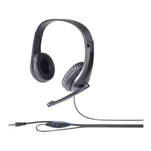 バッファロー PCヘッドセット 4極接続 抗菌樹脂採用ヘッドバンドタイプ ブラック BSHSHCS110BK