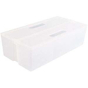 日東 かるコン L 便利な収納ボックス クリアー KCL-CL