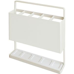 日東 かさ立て 珪藻土付きのスリムタイプ ホワイト US-WH