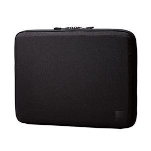 エレコム パソコンケース/15.6インチ/360度保護/表面撥水加工/ダブルファスナー仕様/ブラック BM-IBSP15NBK