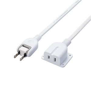 エレコム 延長タップ/ネジ固定タイプ/ホコリ防止シャッター付/5.0m/ホワイト T-X01S-2150WH