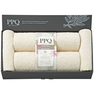 PPQ オーガニックコットンバス・フェイスタオルセット 9910-063