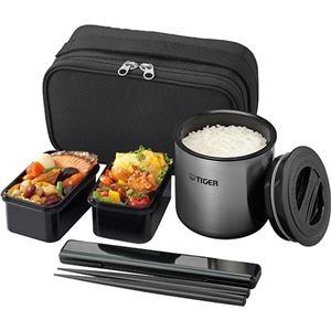タイガー魔法瓶 まほうびん弁当箱【メンズ仕様】 ブラック LWY-E461K